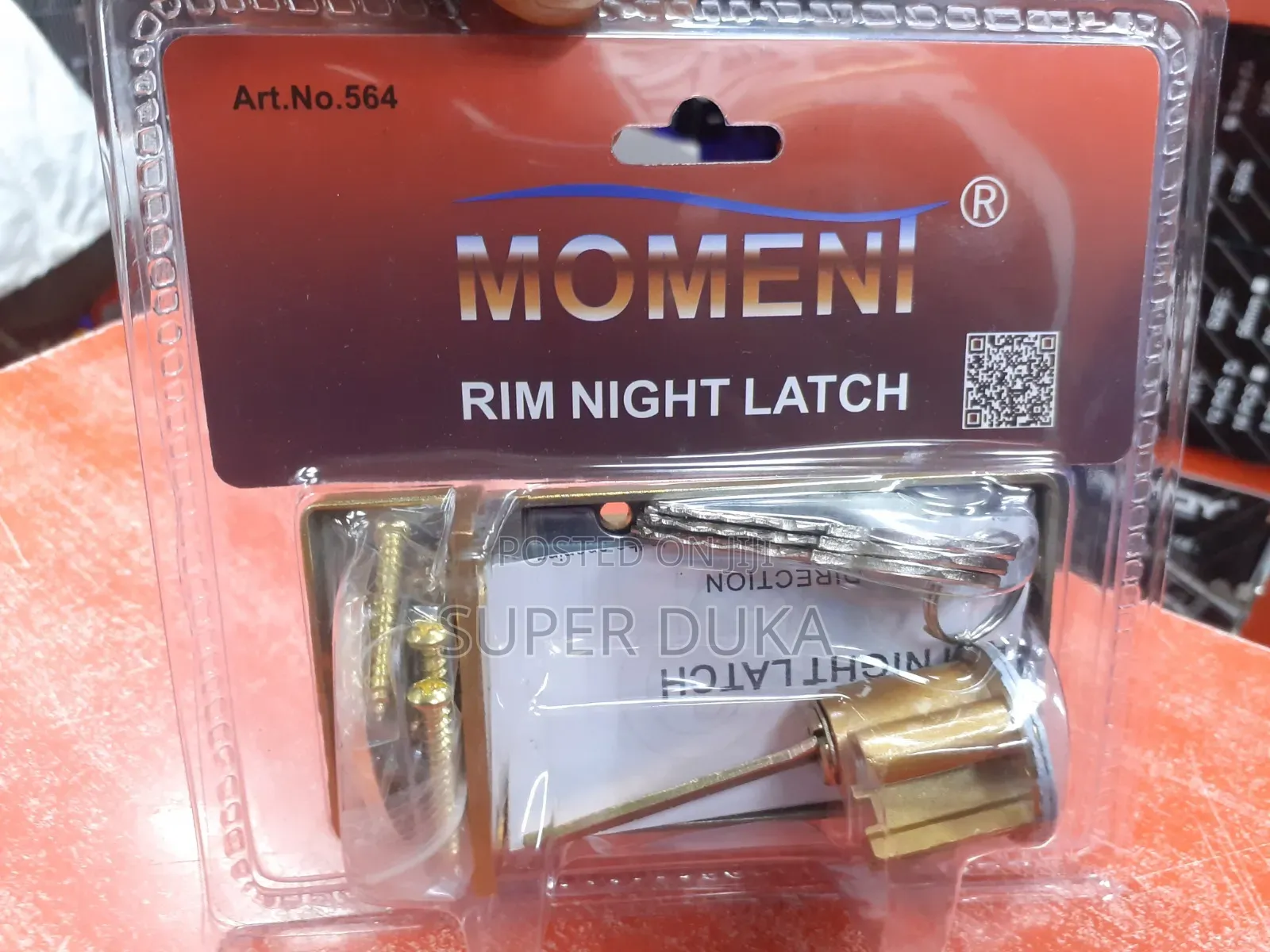 Moment Rim Night Latch, Door Lock.