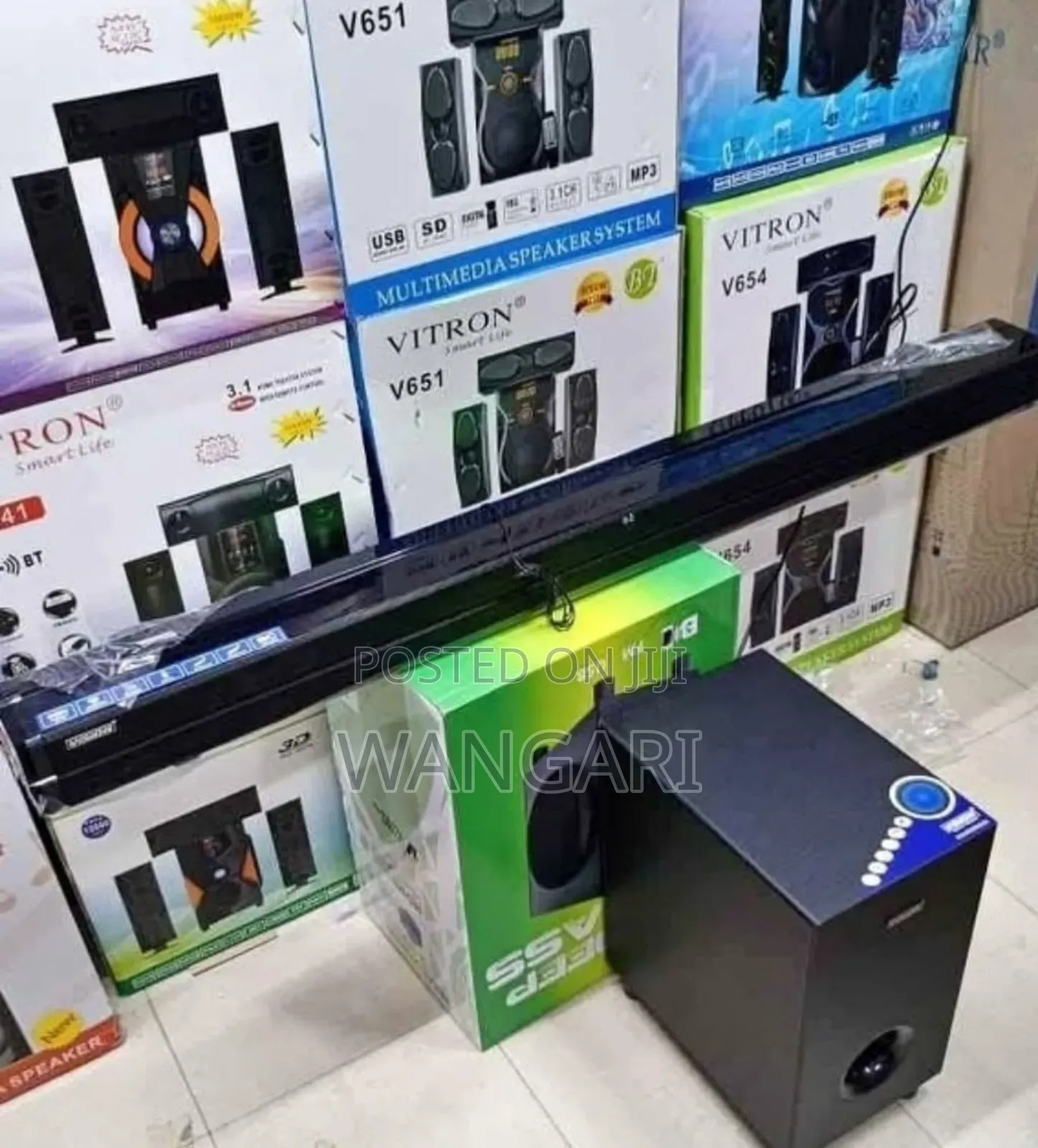 Restocked New Model Vision Deep Base Soundbar