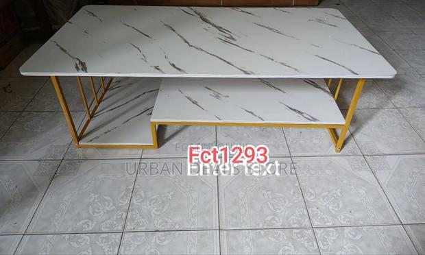 Executive White Marble Table - main view