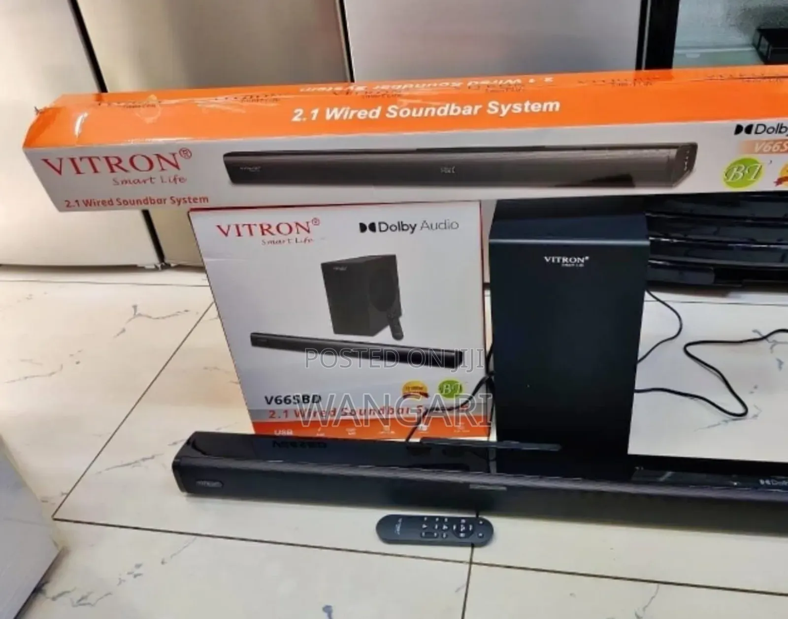 Dolby Audio V66sbd 2.1wired Vitron Soundbar System