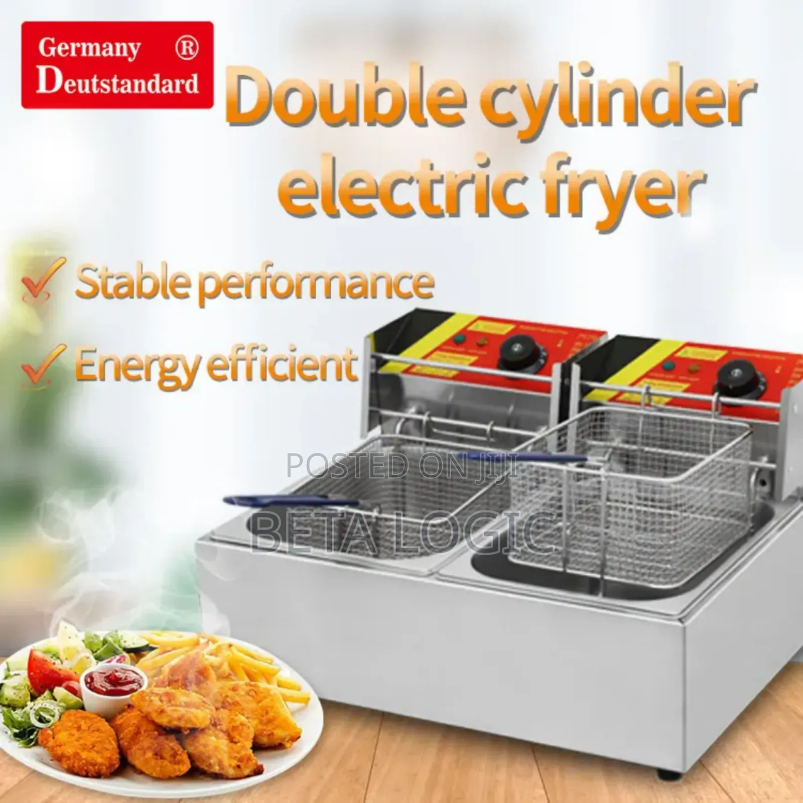 Double Deep Fryer (20l+20l)