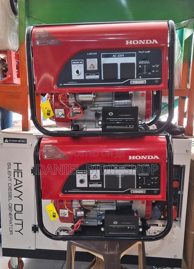 Honda Petrol Generator 6.5kva With Keystart - main view