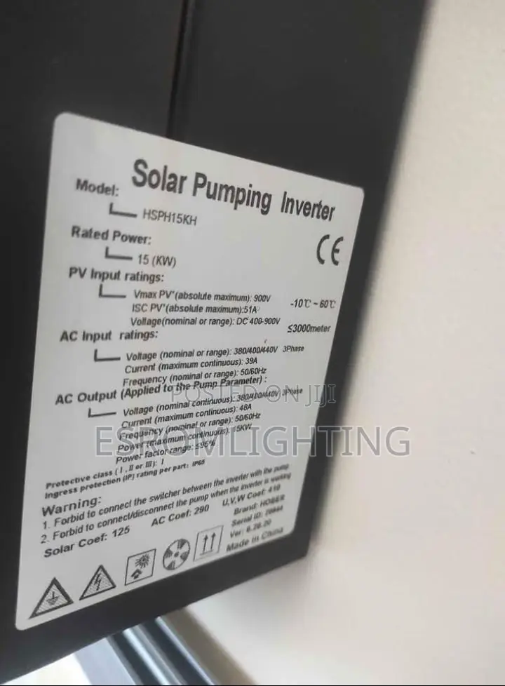 Hober 15kw Solar Pumping Inverte