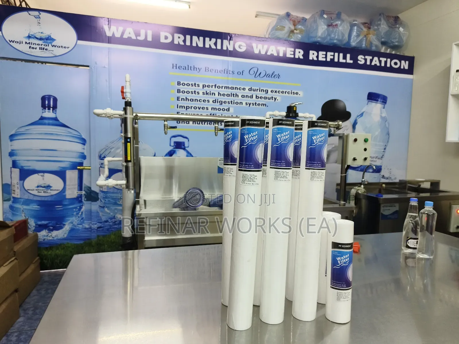 Water Purification Systems for Water Refilling Stations