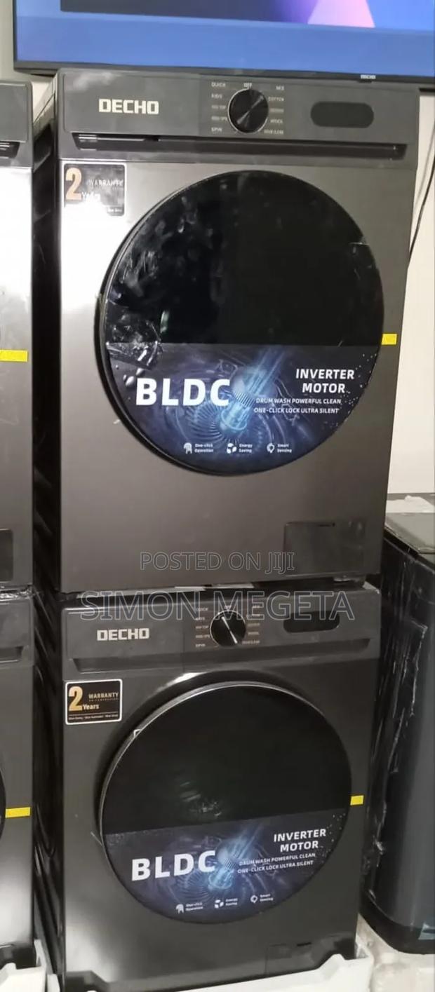 Decho 10kg Front Load Washing Machine - main view