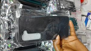 Miolr Tecno Spark 40 Pro Silicone Plus Leather Magsafe Back Case - thumbnail 2