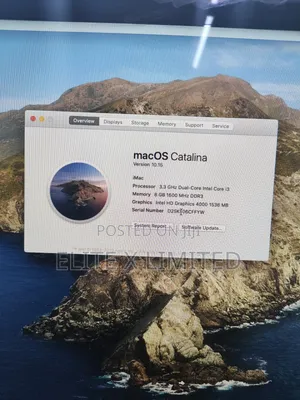 Desktop Computer Apple iMac 8GB Intel Core i3 HDD 500GB