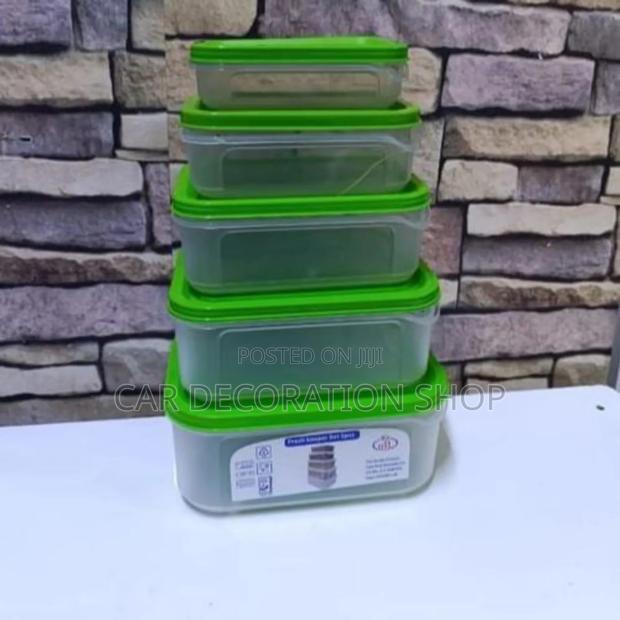 5in1 Plastic Food Containers - main view