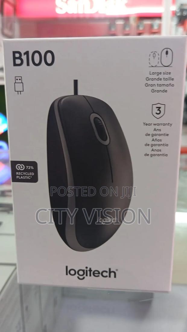 Logitech B100 Wired Mouse