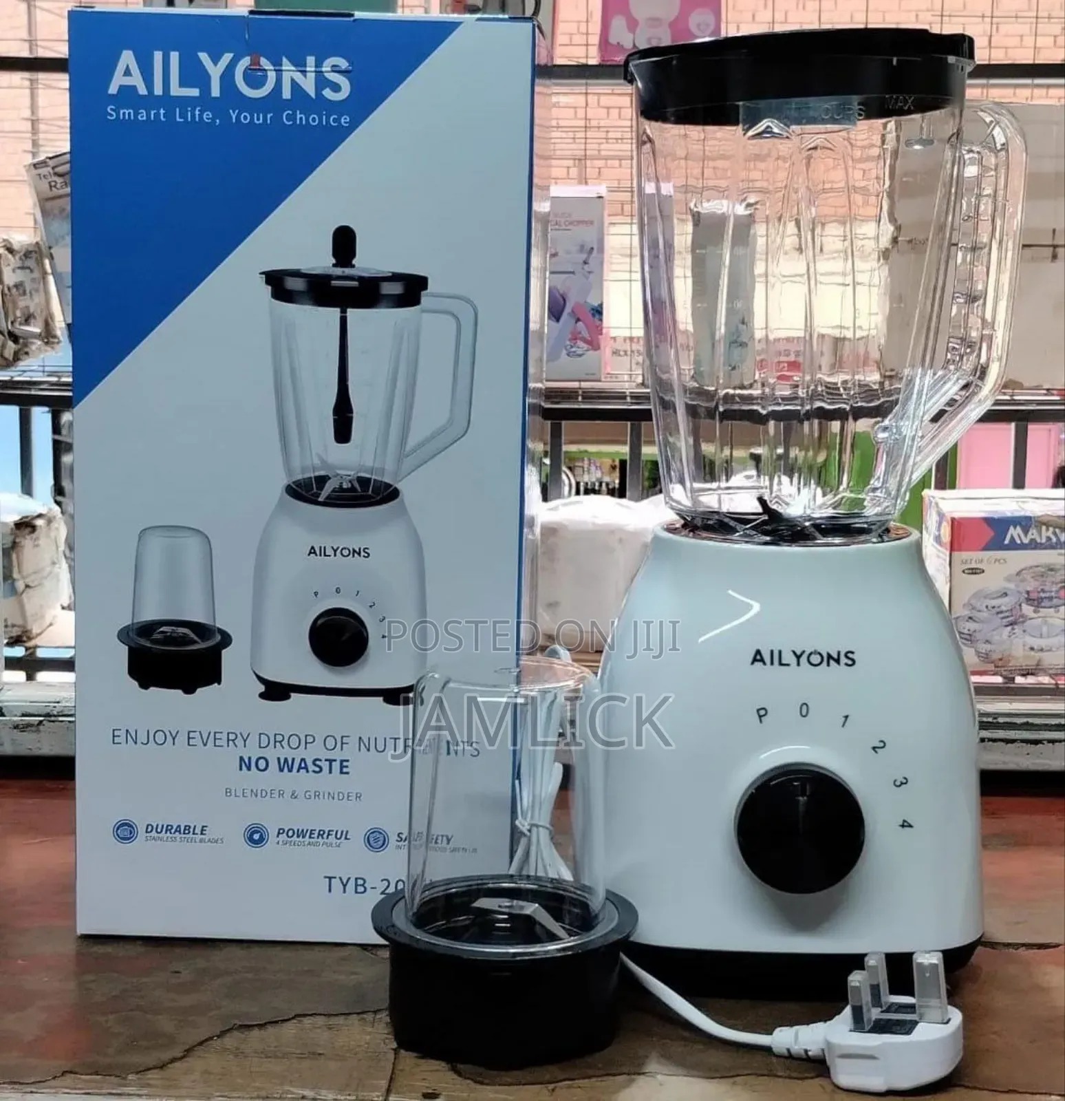 2-in-1 Blender With Grinder - Dv