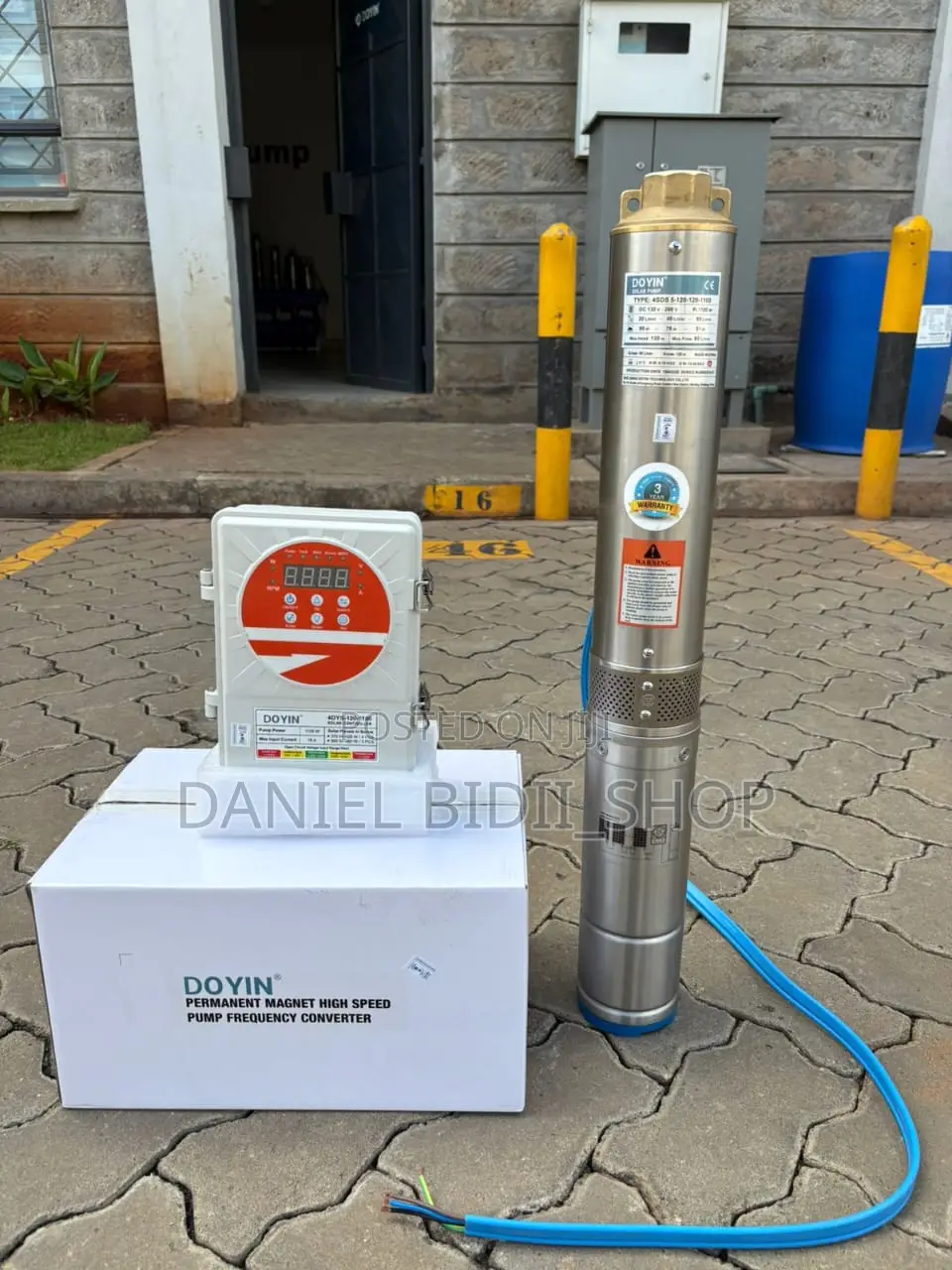 Doyin Dc Solar Submersible Waterpump 400w 4m3/H 55m 0.5hp