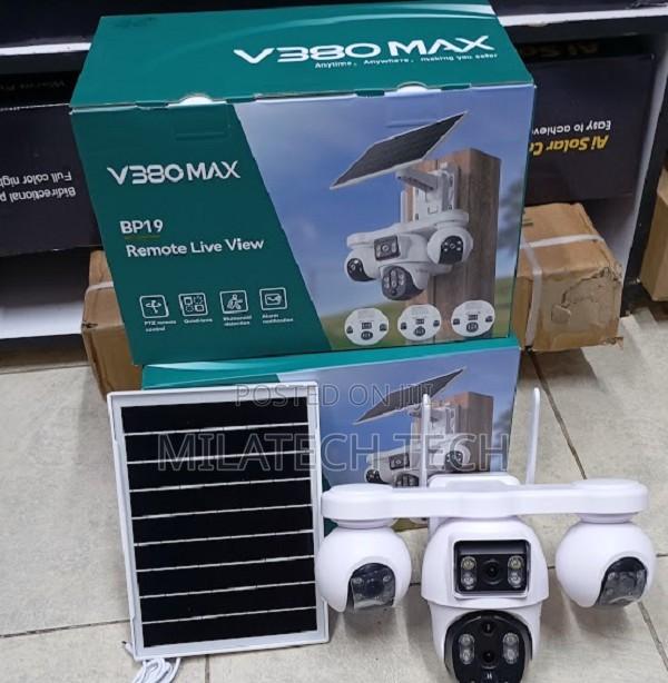 4 Lens Solar Camera Oudoor Camera - main view