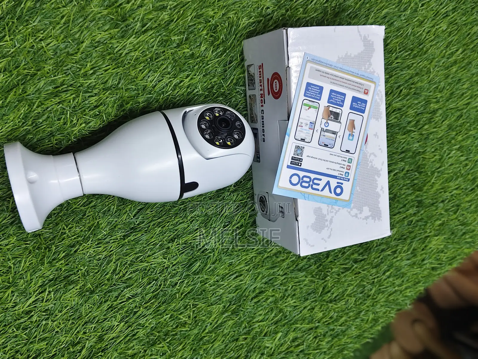 Wifi 2mp Bulb PTZ Camera Single Lens CCTV Nanny Camera
