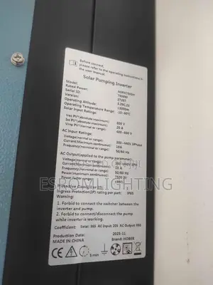 Hober 7.5kw Solar Pumping Inverter