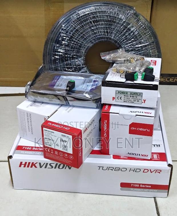 Hikvision 4 Night Vision 1080p Full Hd 2mp CCTV Cameras Kit