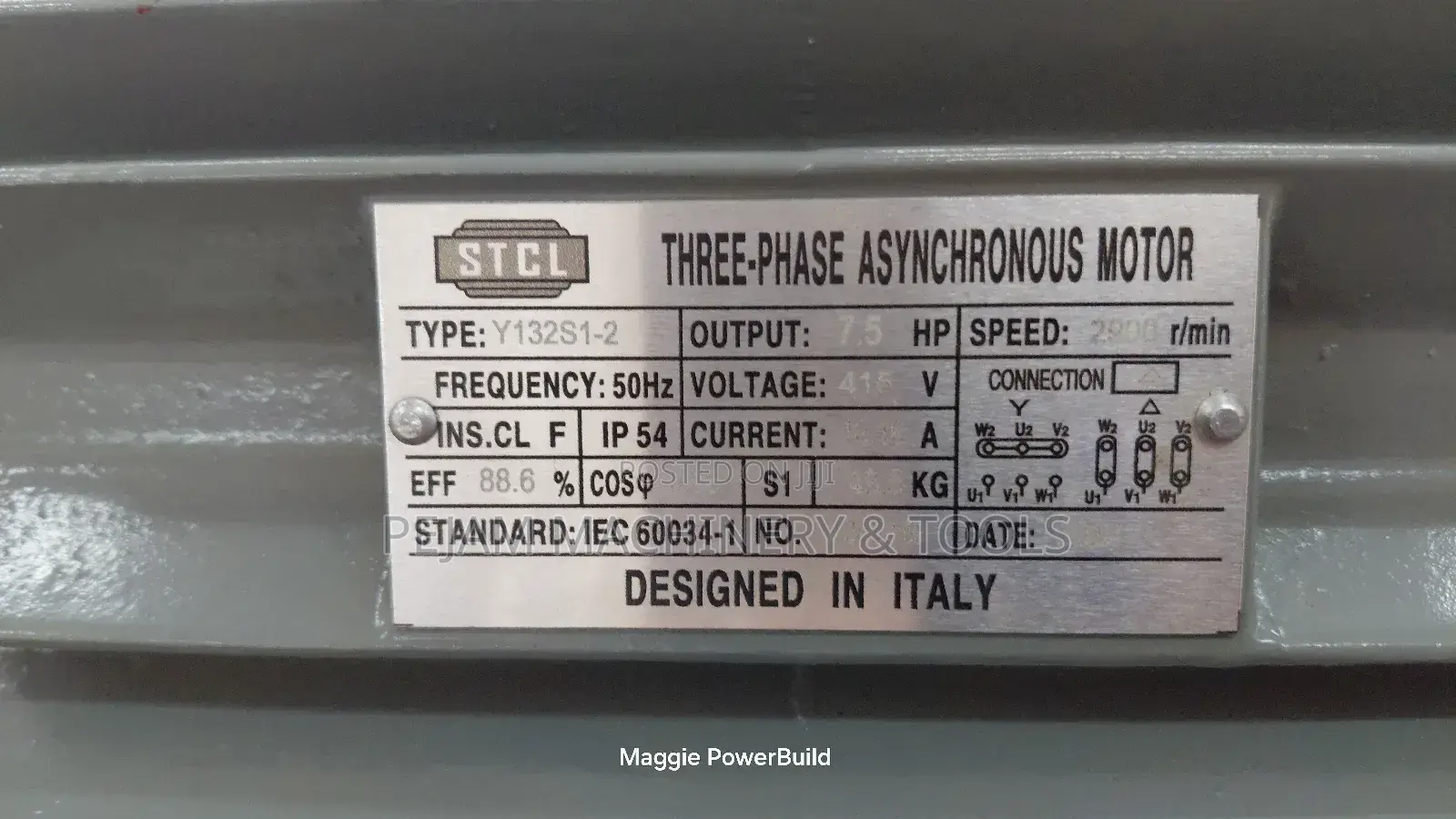 7.5hp STCL Italy High-Speed Three Phase Motor 2900rpm