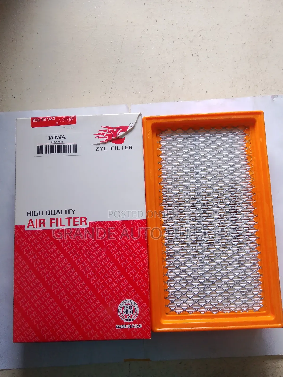 Air Filter Nissan Wingroad/Ad (Zyc Filter)