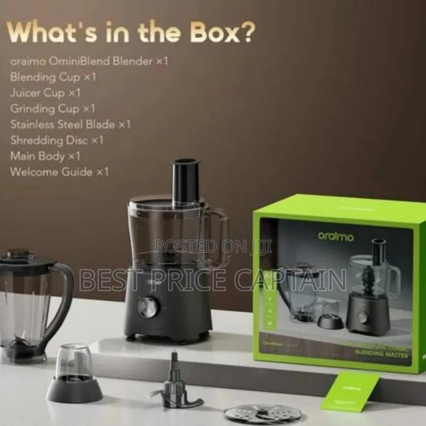 Oraimo Omniblend 1500w *4-in-1blending, Chopping Grinding