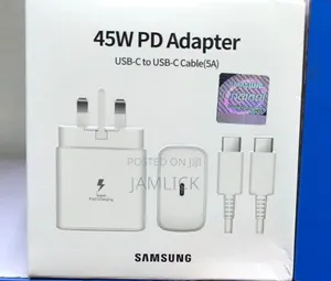 45w Pd Adapter With Usb-C to Usb-C Cable (3a) - Bs