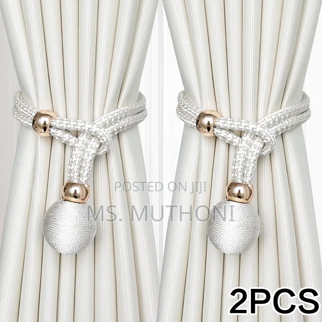 *A Pair of Simple Minimalist Curtain Tie Backs/Straps*