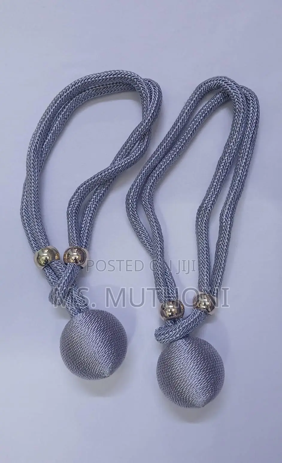*A Pair of Simple Minimalist Curtain Tie Backs/Straps*