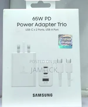 65w Pd Adapter With Usb-C to Usb-C Cable (3a) - Bs