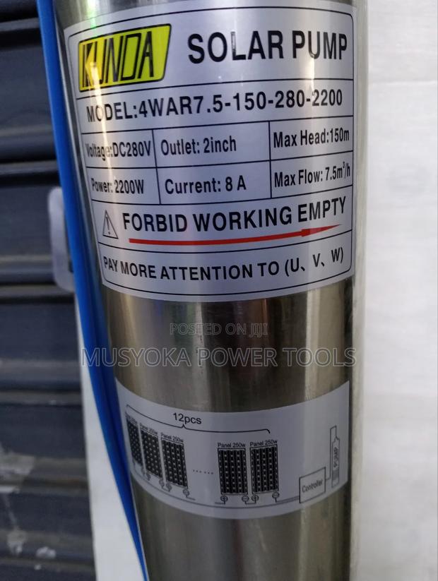 280v 2200watts Solar Water Pump - main view