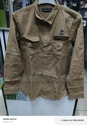 Quality Casual Denim Designer Jeans Collar Shirts Double Pockets