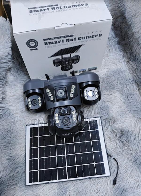 Triple Lens Wifi Solar Camera Motion Detection Alarm - main view