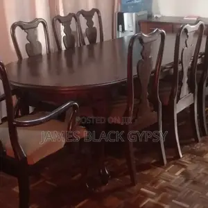 Dining Table 8 Seater Large Mahogany