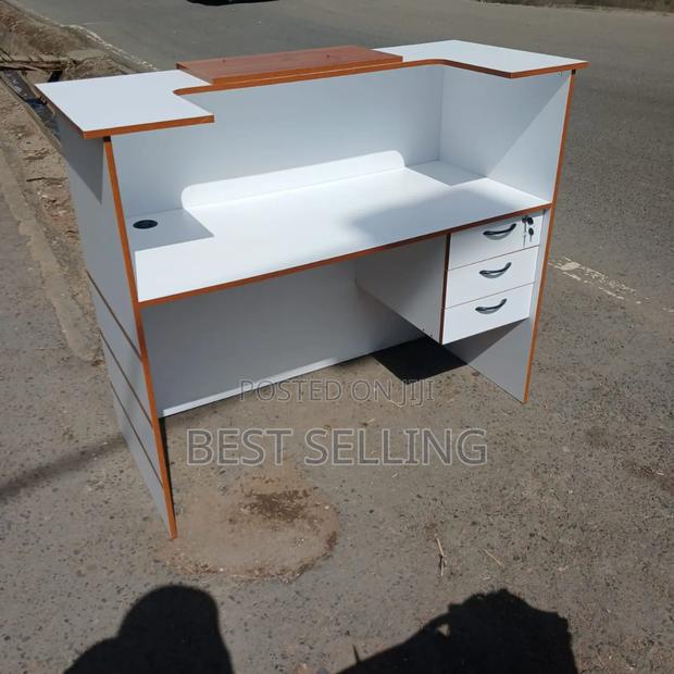 Classic Laminated MDF Customer Service Office Desk - main view