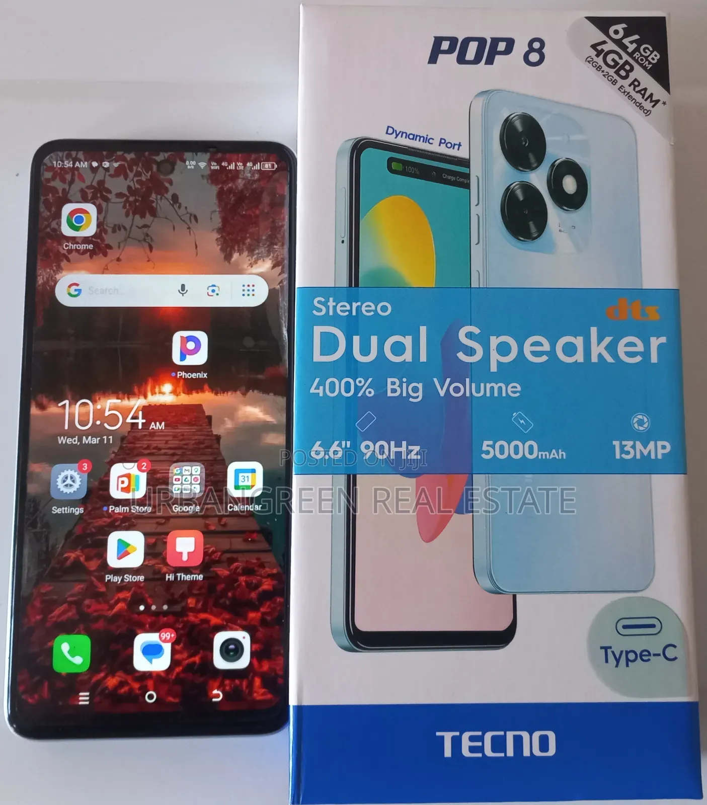 Tecno Pop 8 64 GB Gray