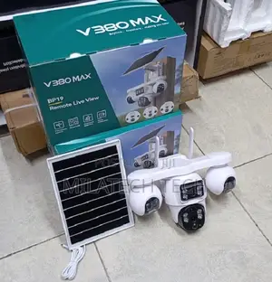 4 Lens 4g Simcard Solar Powered PTZ Camera 8mp Full