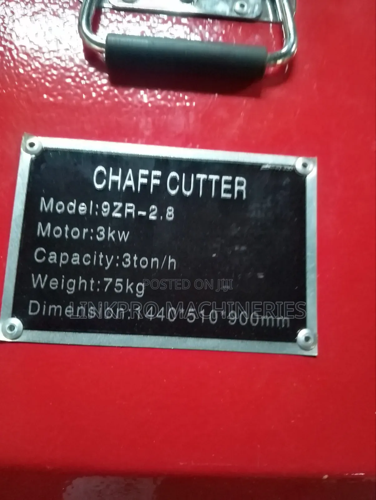 High-Speed Chaff Cutter With Conveyor Belt