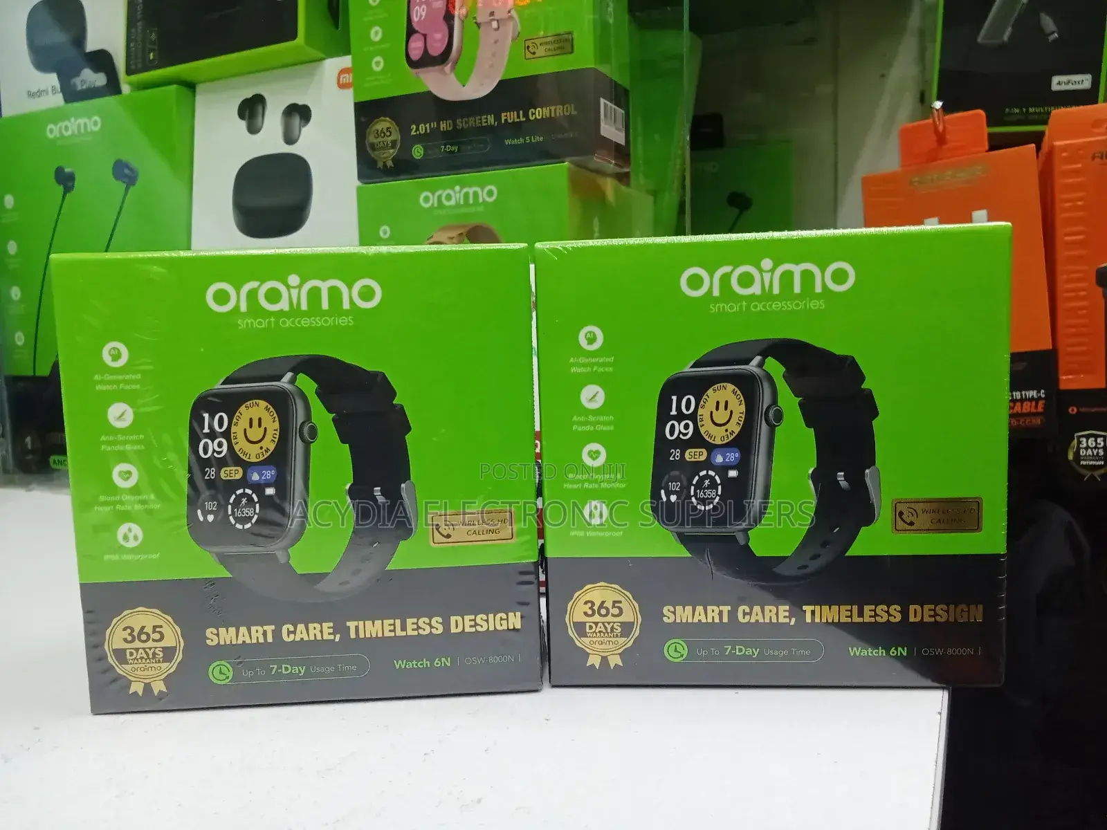 Oraimo Watch 6n Osw-8000n Ip68 Waterproof Smart Watch