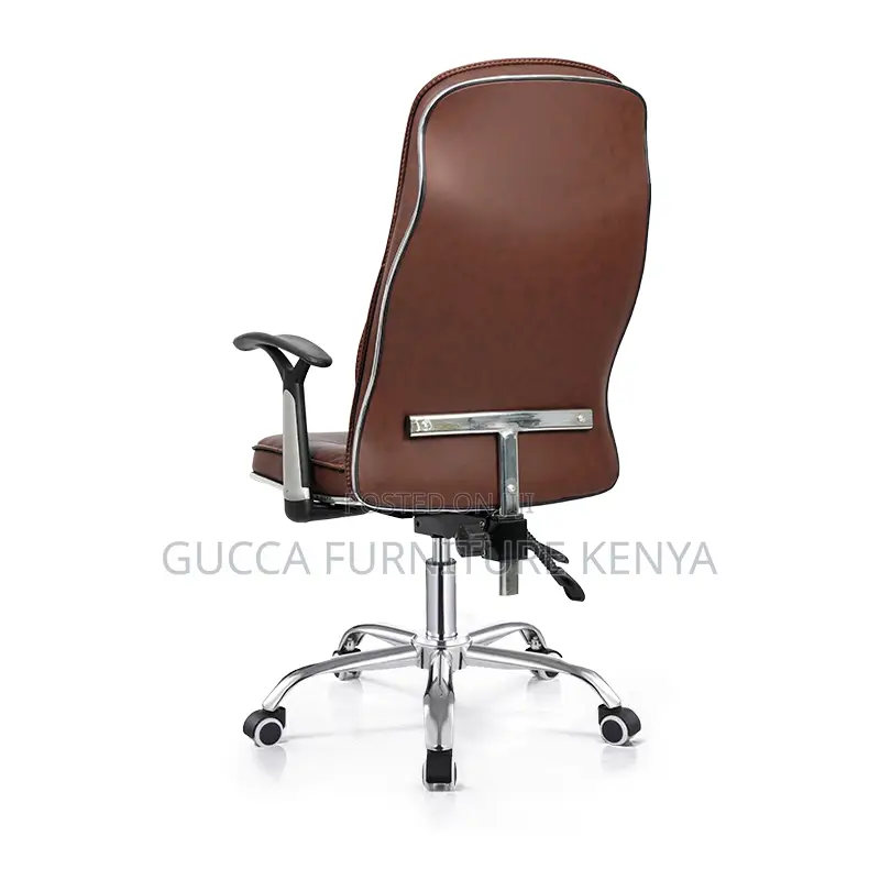 Brown Executive Leather Generic Office Chair