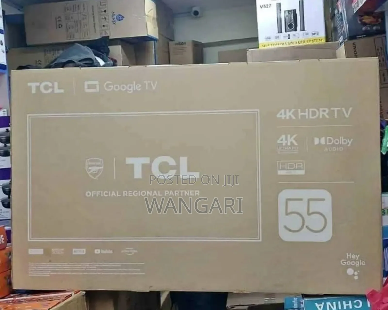 Bluetooth Enabled TCL 55 Inch 4 K HDR Television