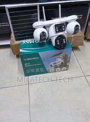 8mp Outdoor Simcard Solar Powered Camera 4 Lens
