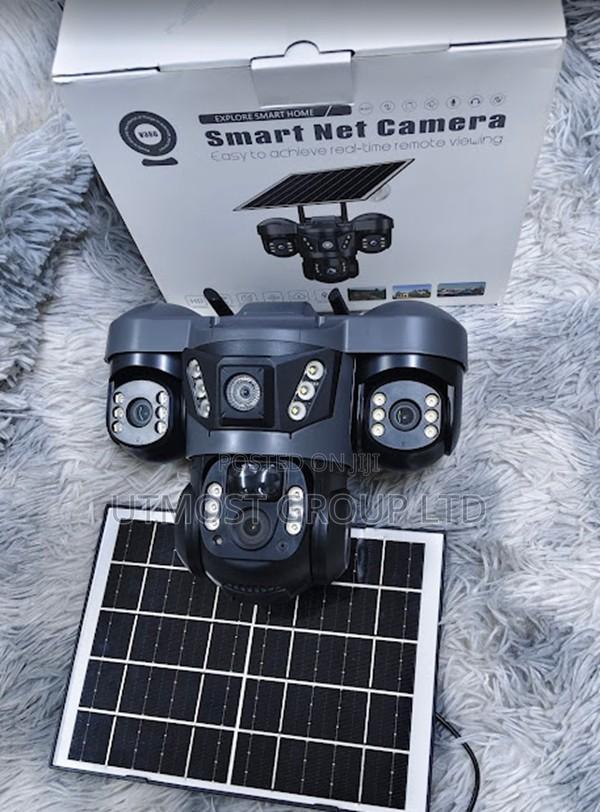 Smart Triple Lens Solar Wifi Camera Mobile App View - main view