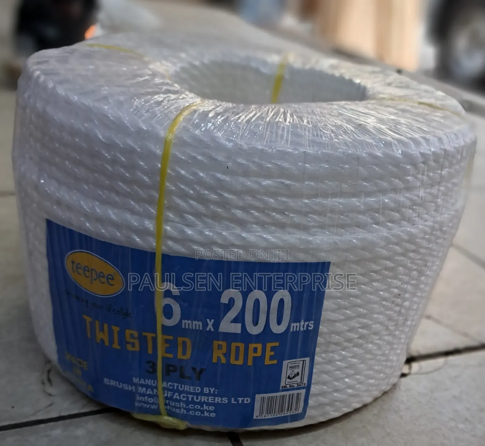 6x200 Twisted Multipurpose Rope