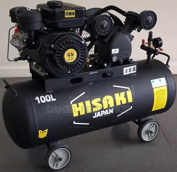 Hisaki Japan Compressor 100 Litres With Diesel Engine 8.5hp