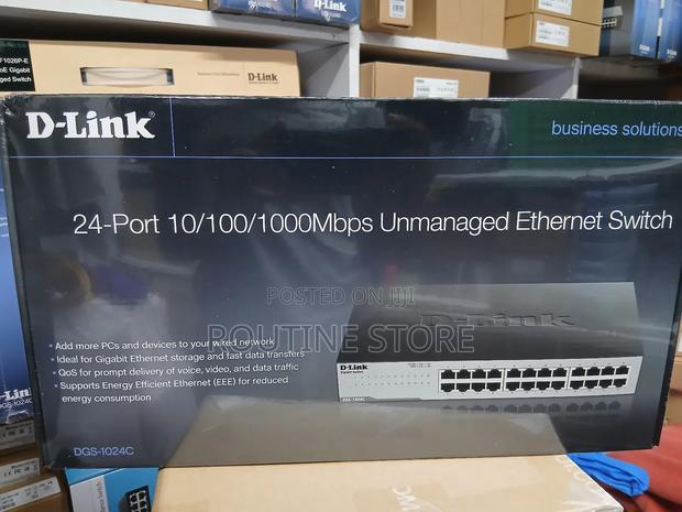 Dlink Switch Gigabit 24port Rack Mount