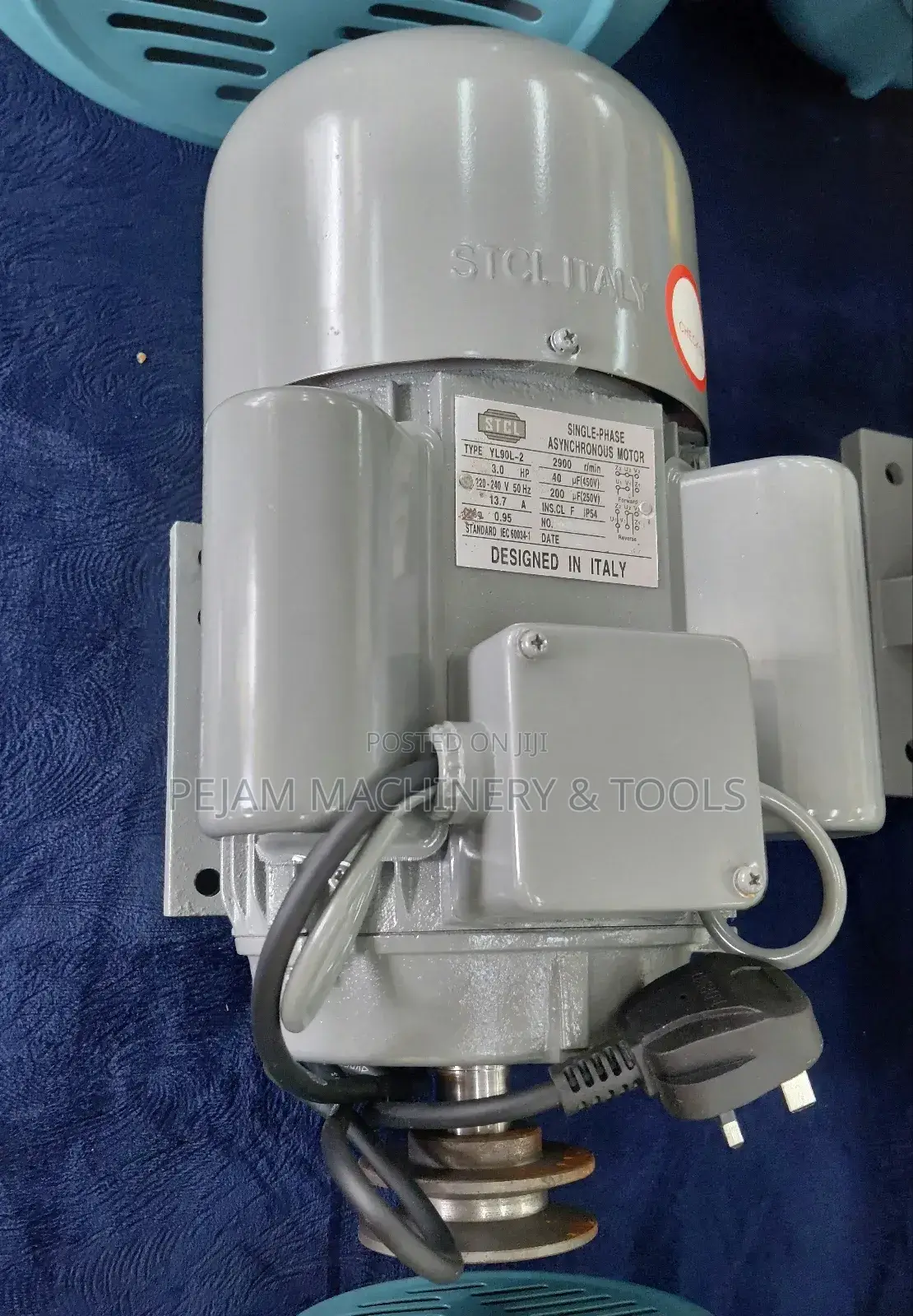 STCL 3hp Single-Phase High-Speed Motor (Type Yl90l-2) 2900rpm