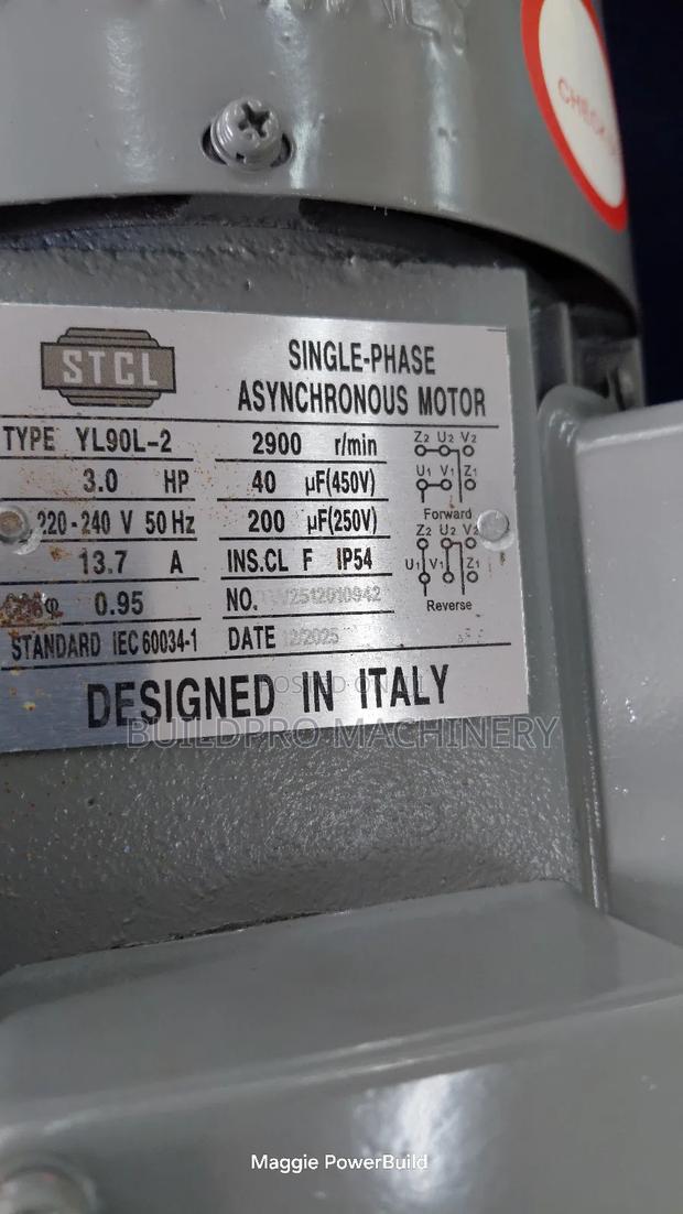 STCL 3hp Single-Phase High-Speed Motor (Type Yl90l-2) 2900rpm - thumbnail 4
