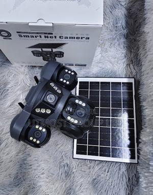 Triple Lens Solar CCTV Camera Wifi Remote Viewing - thumbnail 2