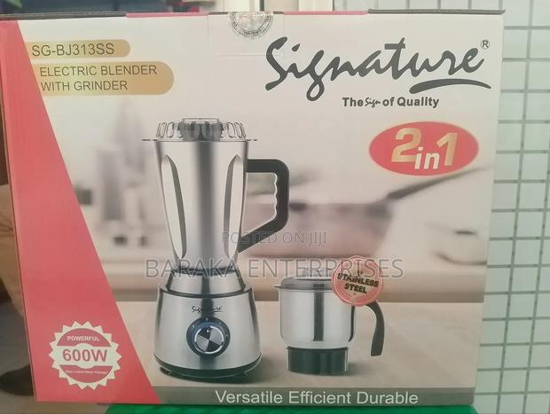 Signature 2 in 1 Electric Blender With Grinder