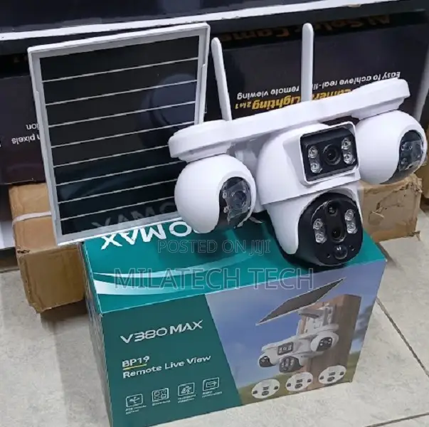 V380 Pro 4 Lens 4g Solar Camera New Version