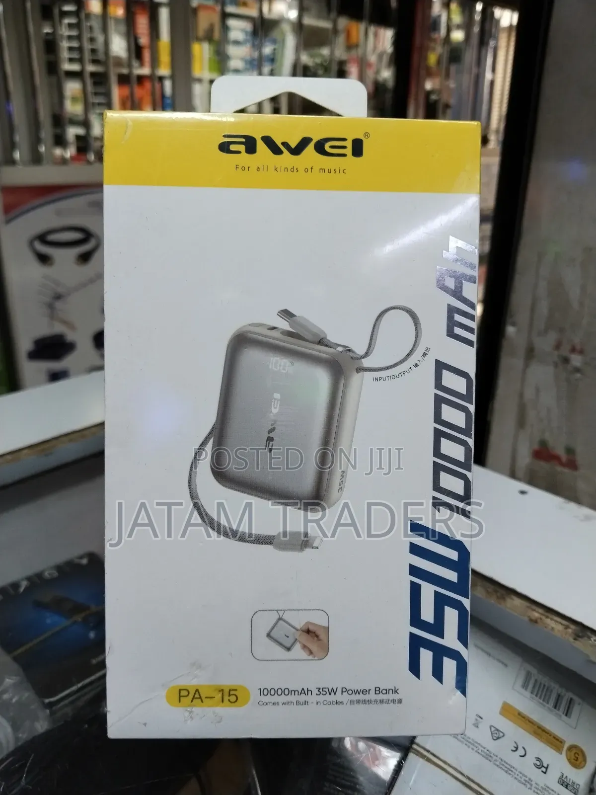 35w 10000mah Awei Power Bank