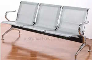 3-Link Non-Padded Waiting Bench/Waiting Bench