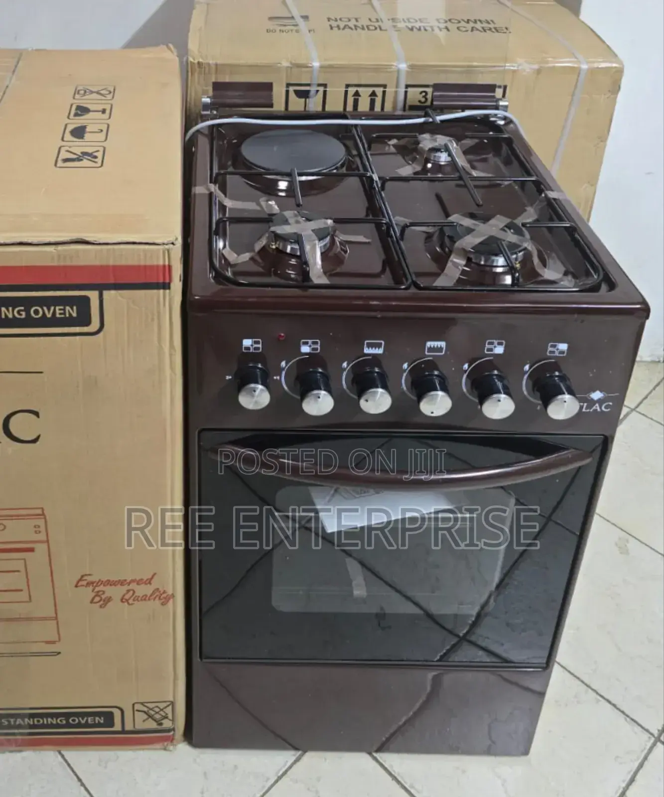 Tlac  3gas +1electric 50*55 Standing Cooker With Gas Sensor